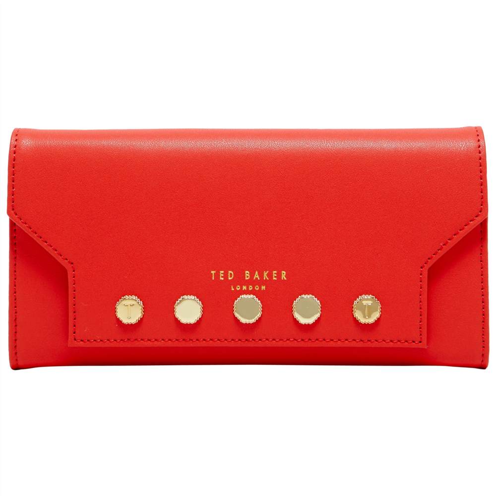 TB-London Chelsi Leather Studded Matinee PurseRed TB-London Purses