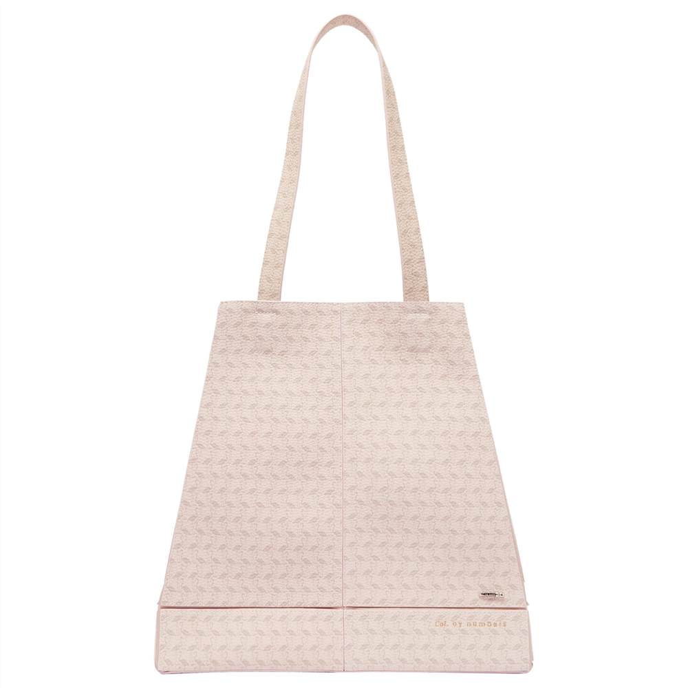 TB-London Colour By Numbers Yalta Falmingo Printed Shopper Bag Nude Pink TB-London Handbags