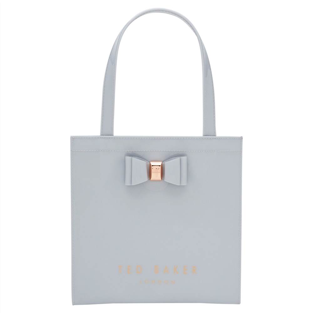 TB-London Jenacon Bow Small Icon Shopper BagLight Grey TB-London Handbags