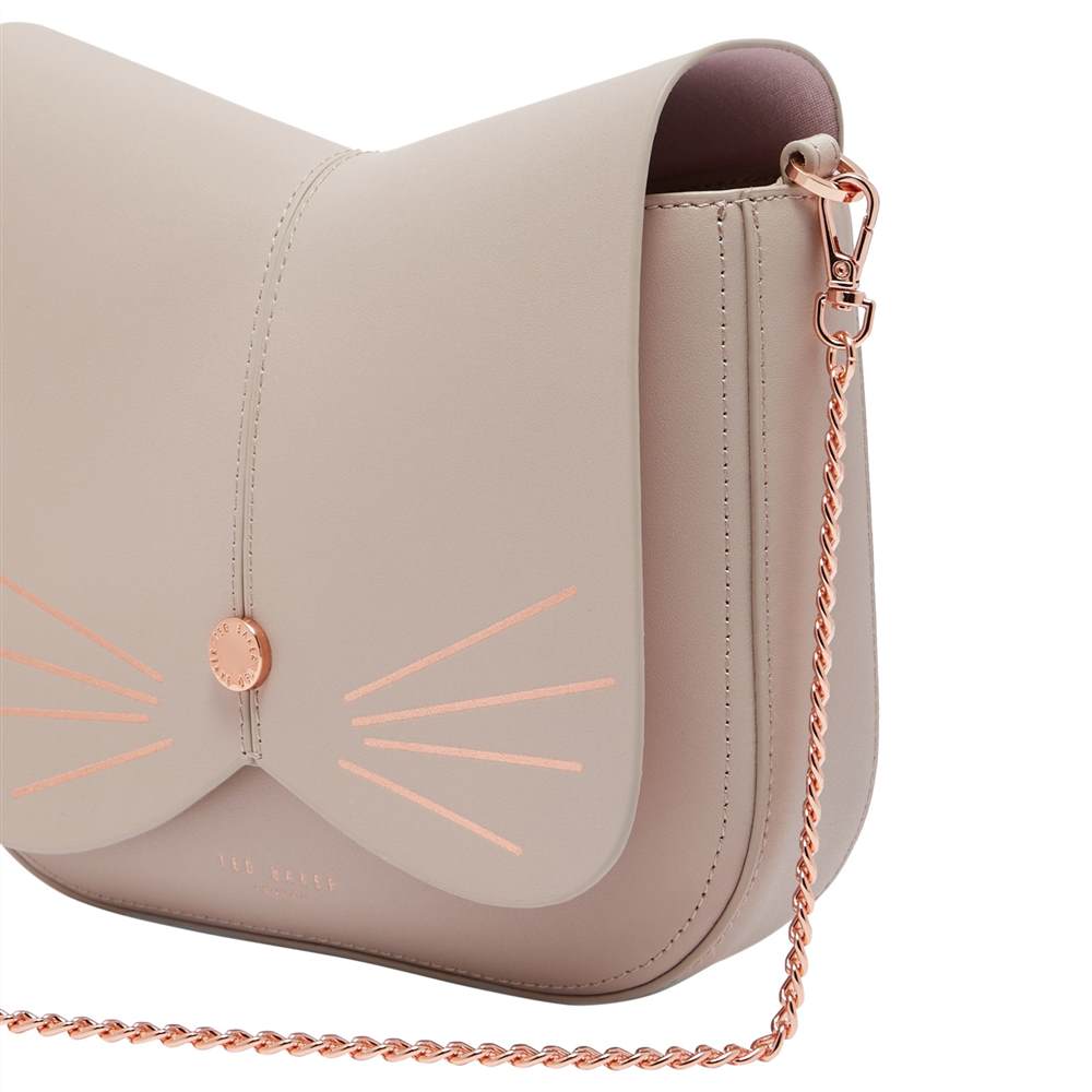 ted baker judiith bag : lk bennett tan shoesTed Baker Kitti Cat Leather Across Body Bag Taupe Ted Baker Handbags