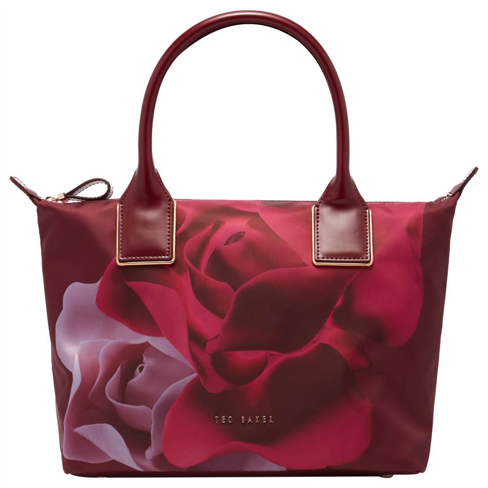 TB-London Luzula Porcelain Rose Small Tote Bag Maroon TB-London Handbags