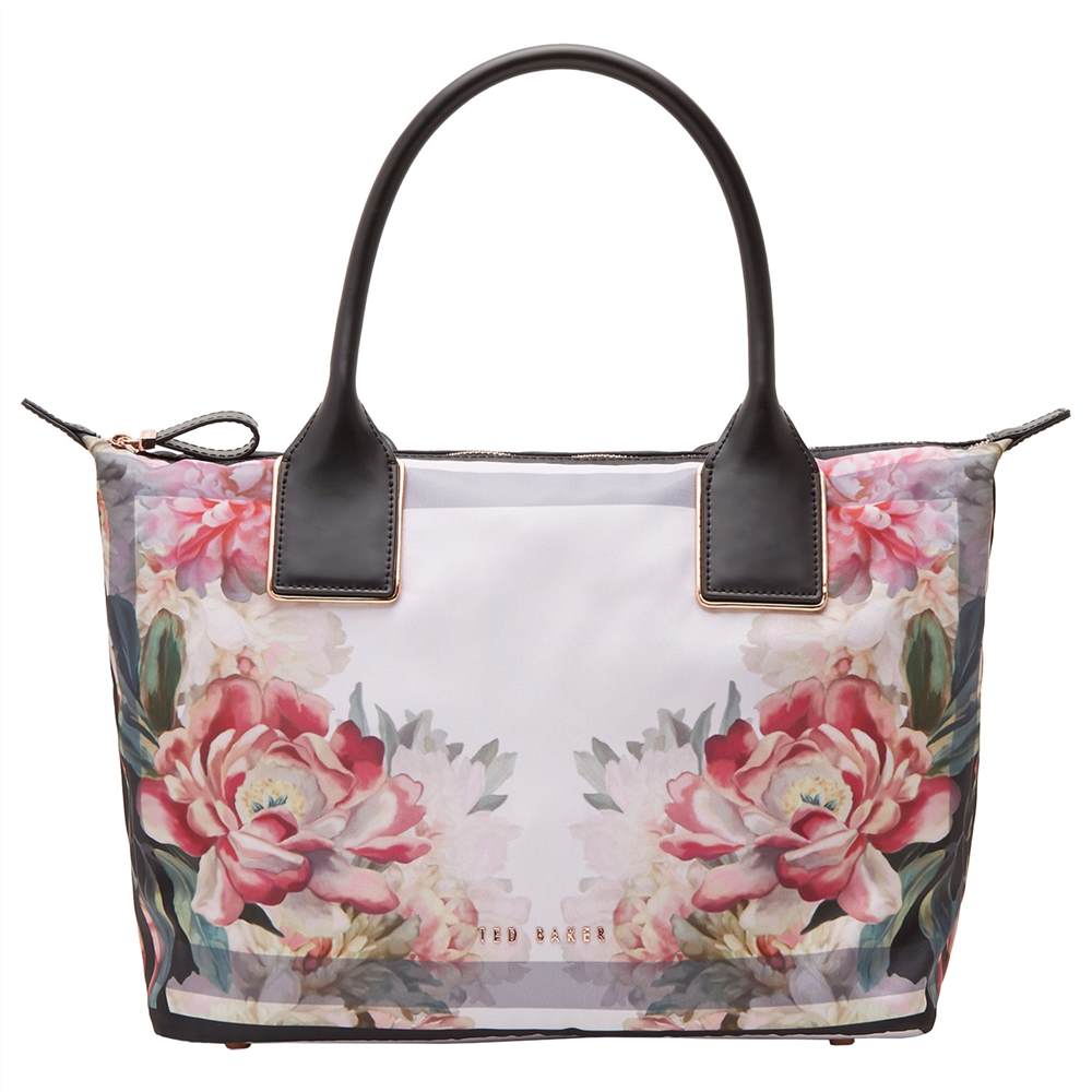 TB-London Nisha Painted Posie Small Tote Bag Baby Pink TB-London Handbags