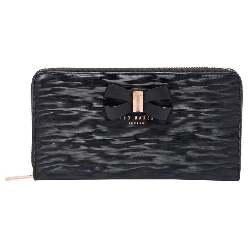 TB-London Orlaia Leather Zipped Matinee PurseBlack TB-London Purses