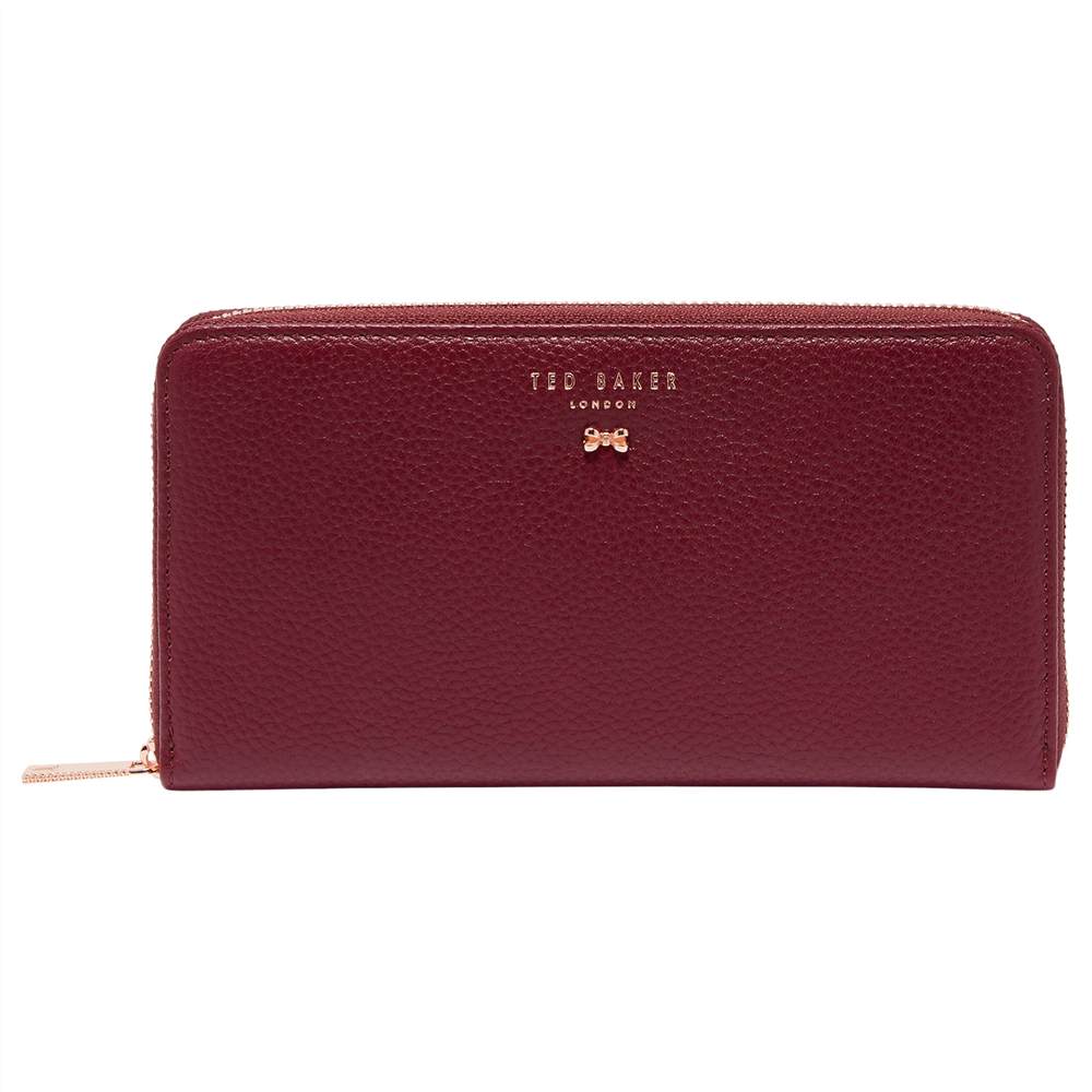 TB-London Pasy Leather Zipped Matinee PurseOxblood TB-London Purses