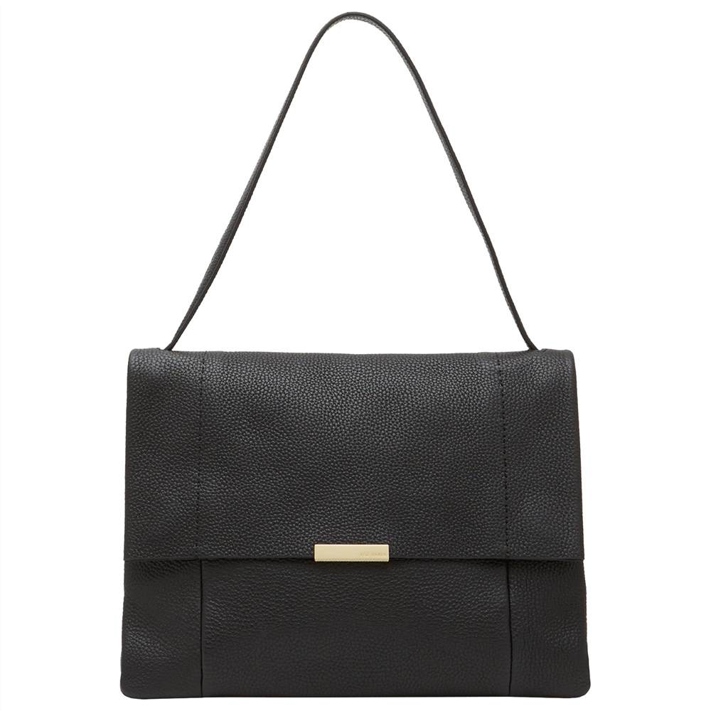 TB-London Proter Large Leather Shoulder Bag Black TB-London Handbags