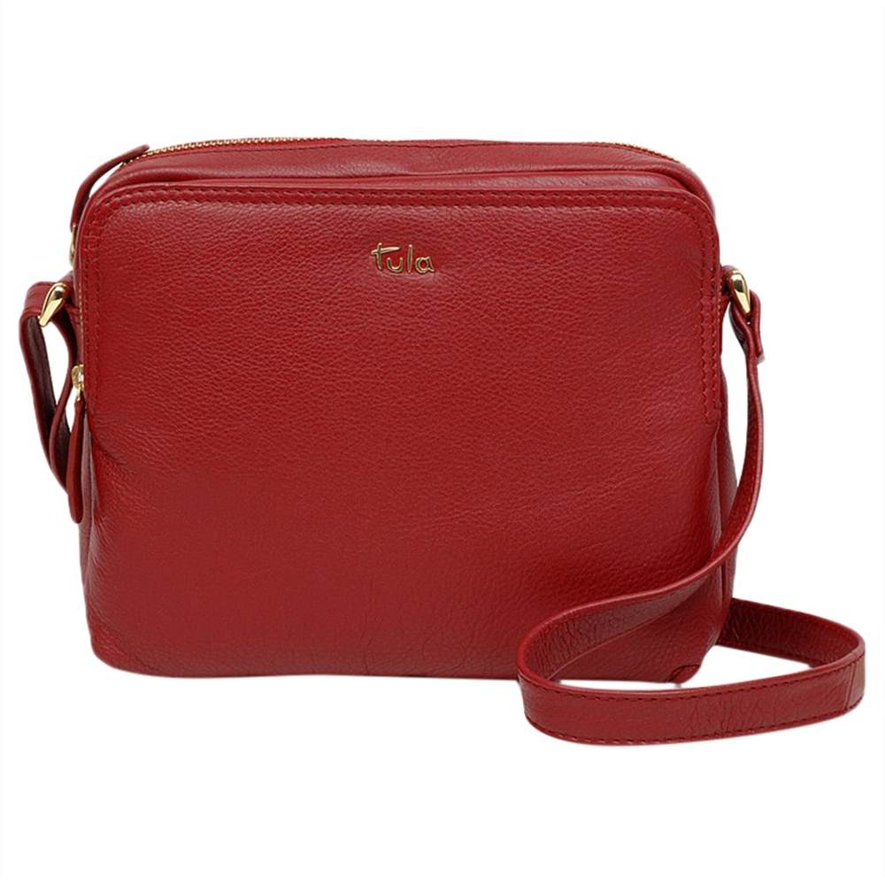 Tula Nappa Original Leather Medium Cross Body BagScarlet Tula Handbags