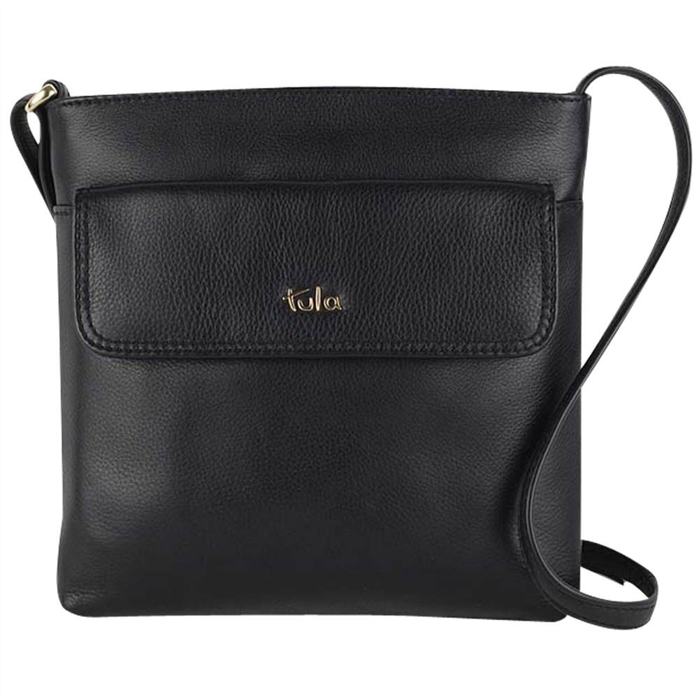 Tula Nappa Originals Leather Cross Body BagBlack Tula Handbags