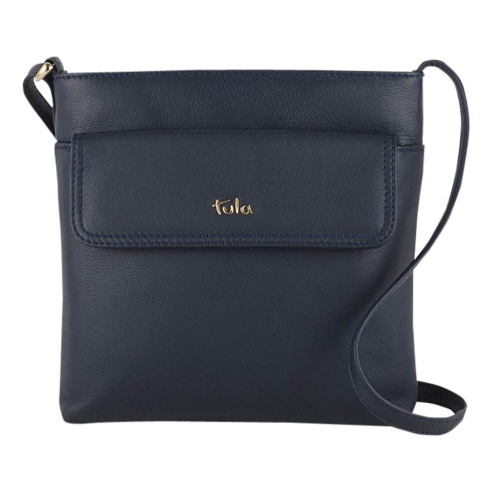 Tula Nappa Originals Leather Medium Cross Body BagNavy Tula Handbags