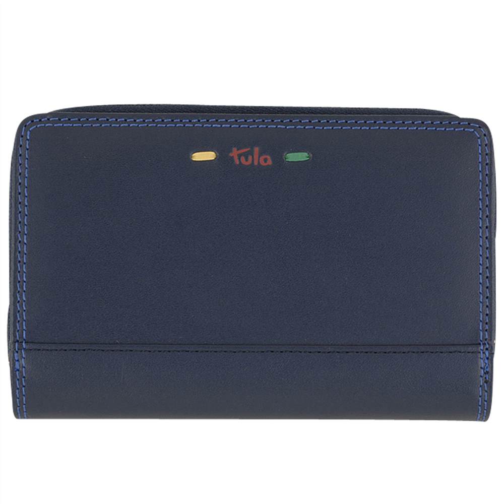 Tula Violet Leather PurseNavy Tula Purses