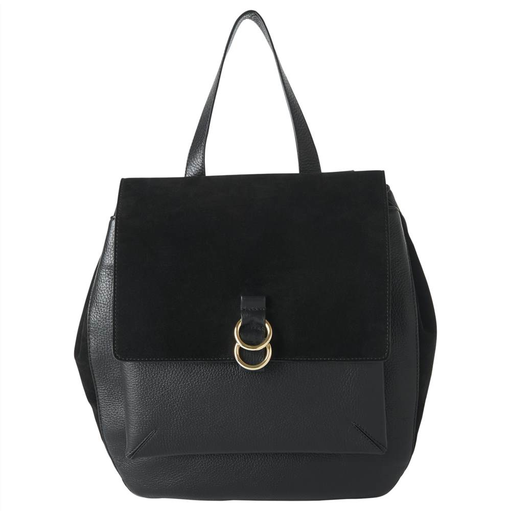 Whistles Bowery Ring Backpack Black Whistles Handbags