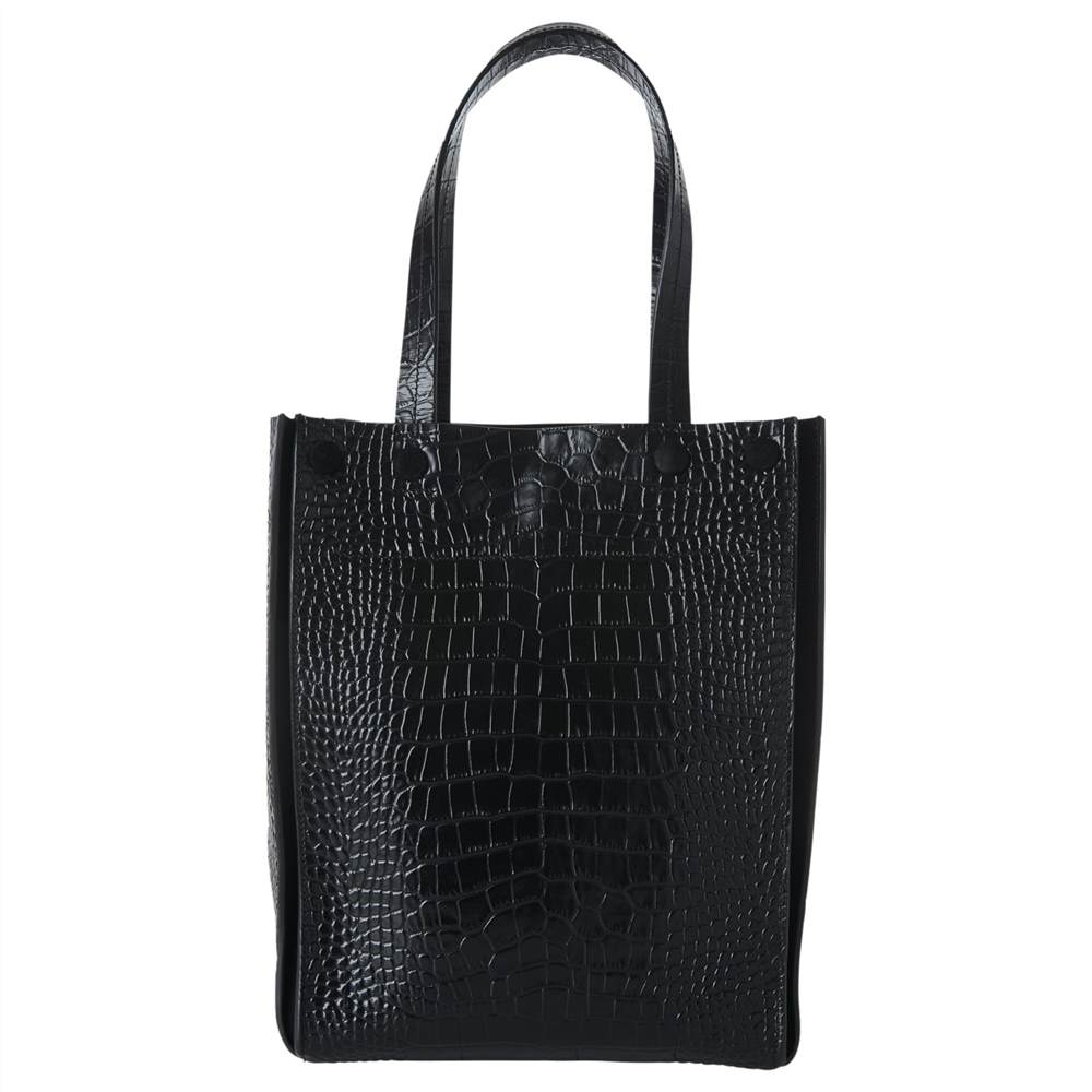 Whistles Croc Tote Bag Black Whistles Handbags