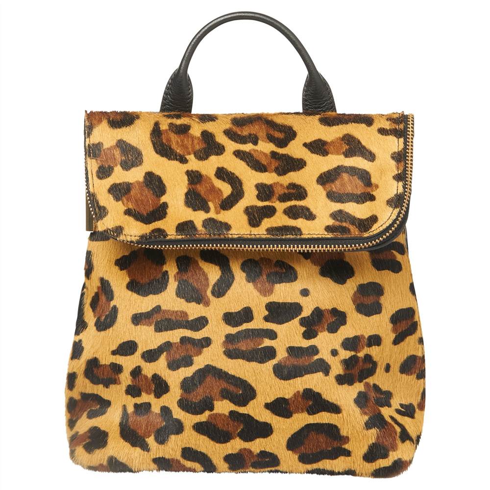 Whistles Mini Verity Backpack Leopard Print Whistles Handbags