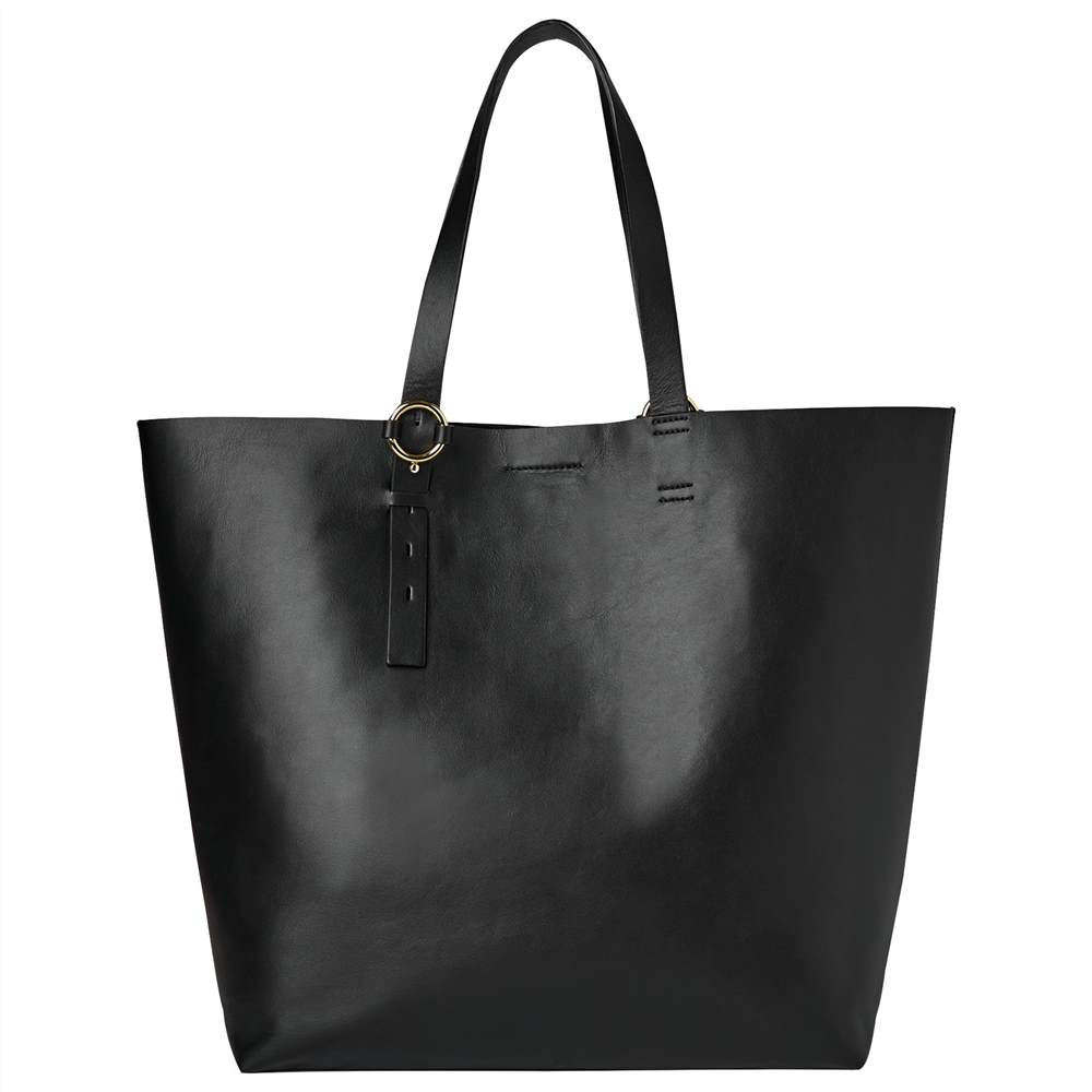 Whistles Ring Detail Tote Bag Black Whistles Handbags