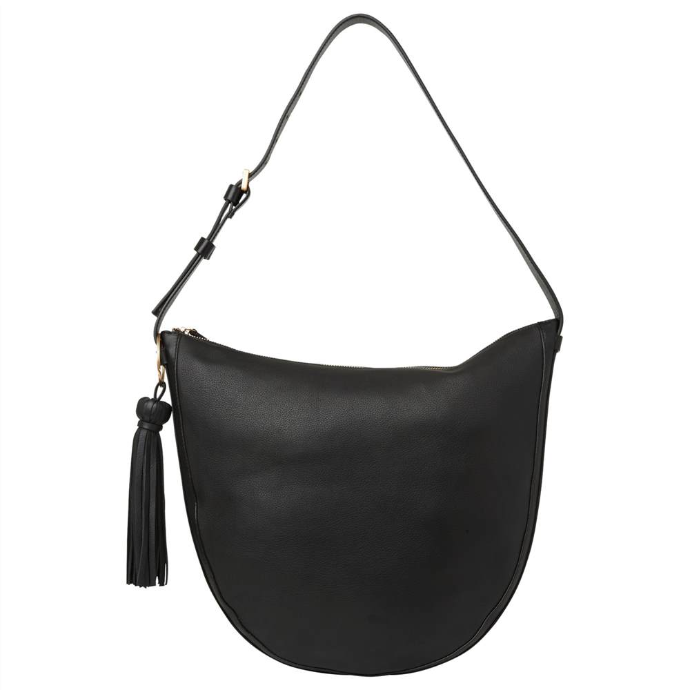 Whistles Slouchy Tassel Hobo Bag Black Whistles Handbags