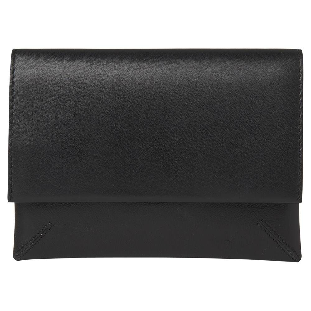 Whistles Smooth Nappa Double Leather Purse Black Whistles Purses