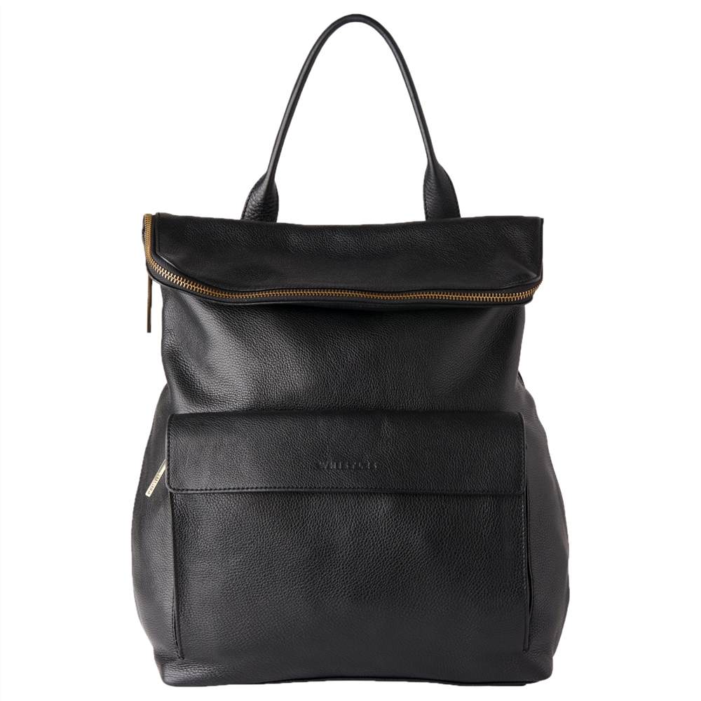 Whistles Verity Large Leather Backpack Black Whistles Handbags