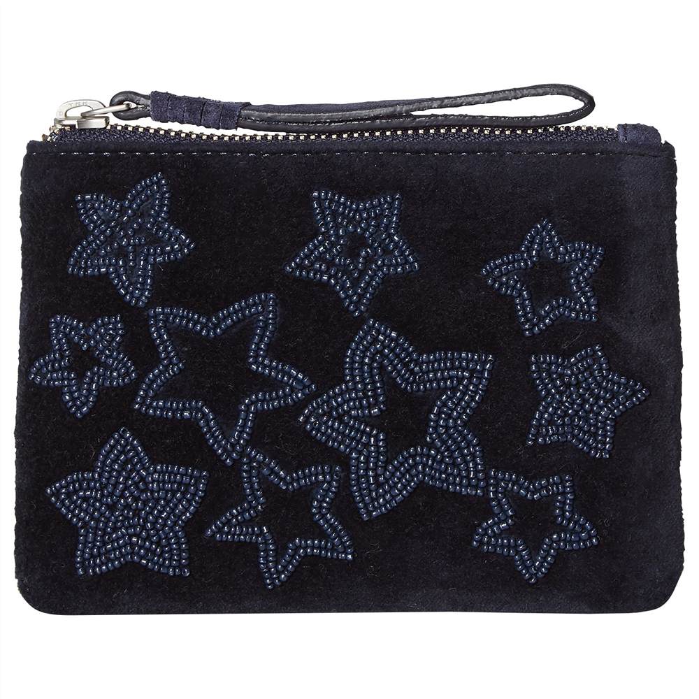 White Stuff Velvet Star Coin PurseNavy White Stuff Purses