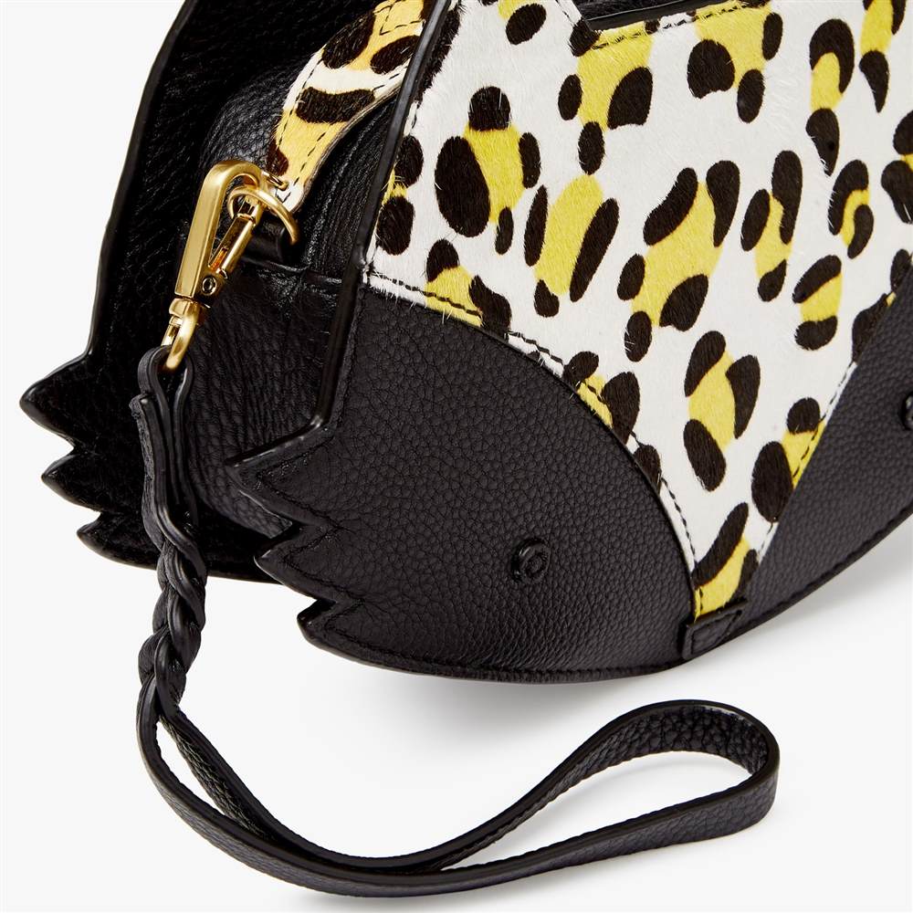 mulberry medium bayswater bag : john lewis roof gardenbell fox Fox Printed Pebbled Leather Cross Body Bag Black/Sunshine Leopard bell fox Handbags