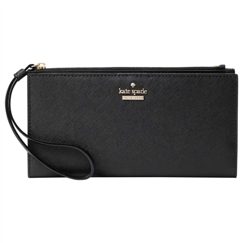 KS-London new york Cameron Street Eliza Leather Wristlet Purse Black KS-London new york Purses