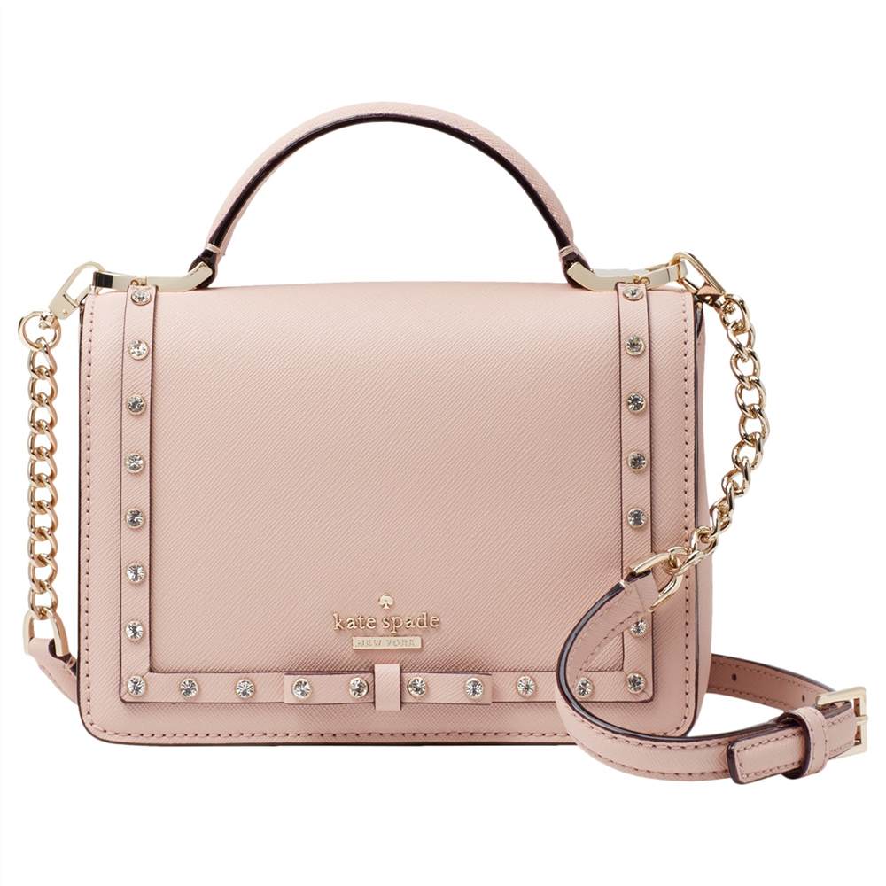 KS-London new york Cameron Street Hope Jewelled Cross Body Bag Warm Vellum KS-London new york Handbags