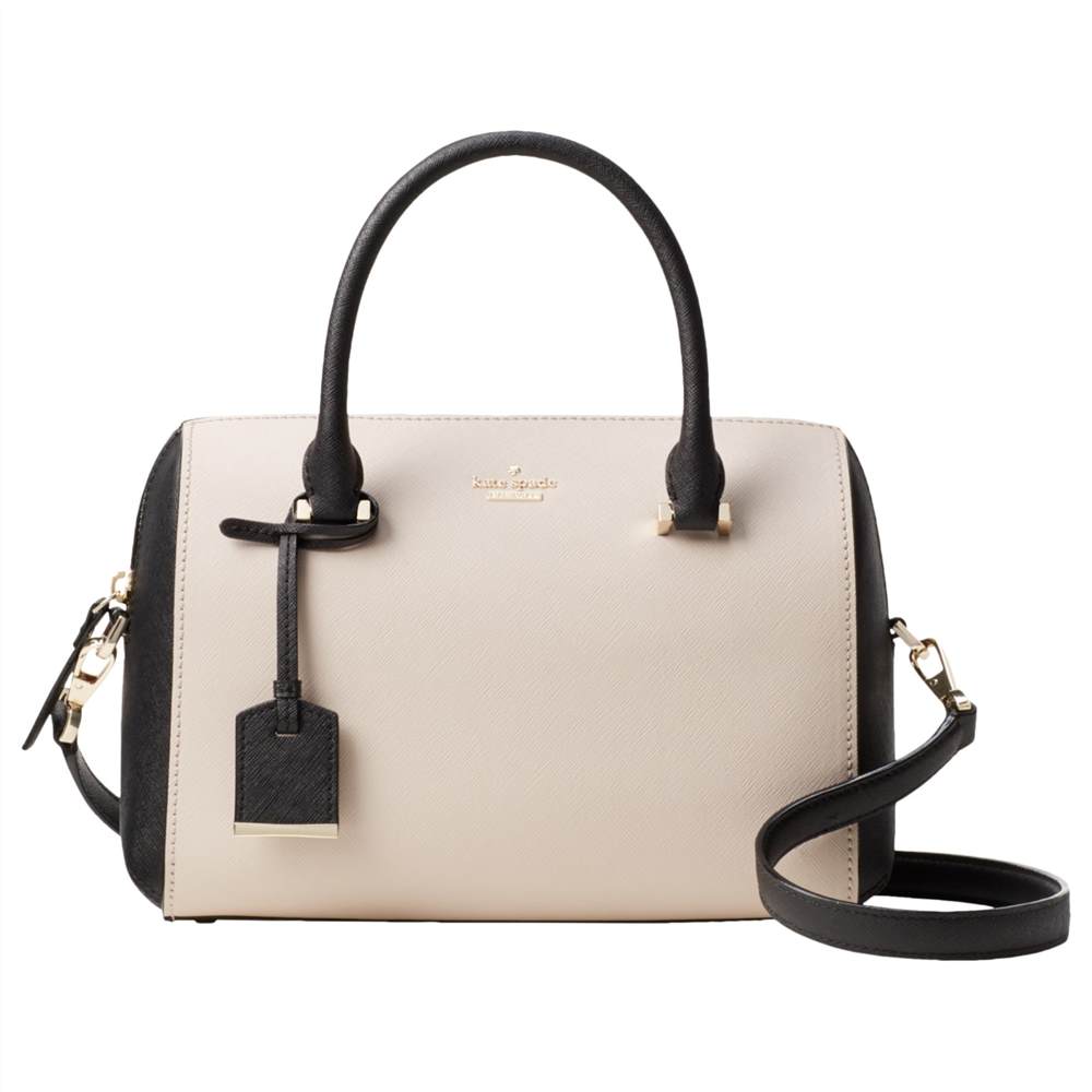 KS-London new york Cameron Street Lane Leather SatchelTusk/Black KS-London new york Handbags