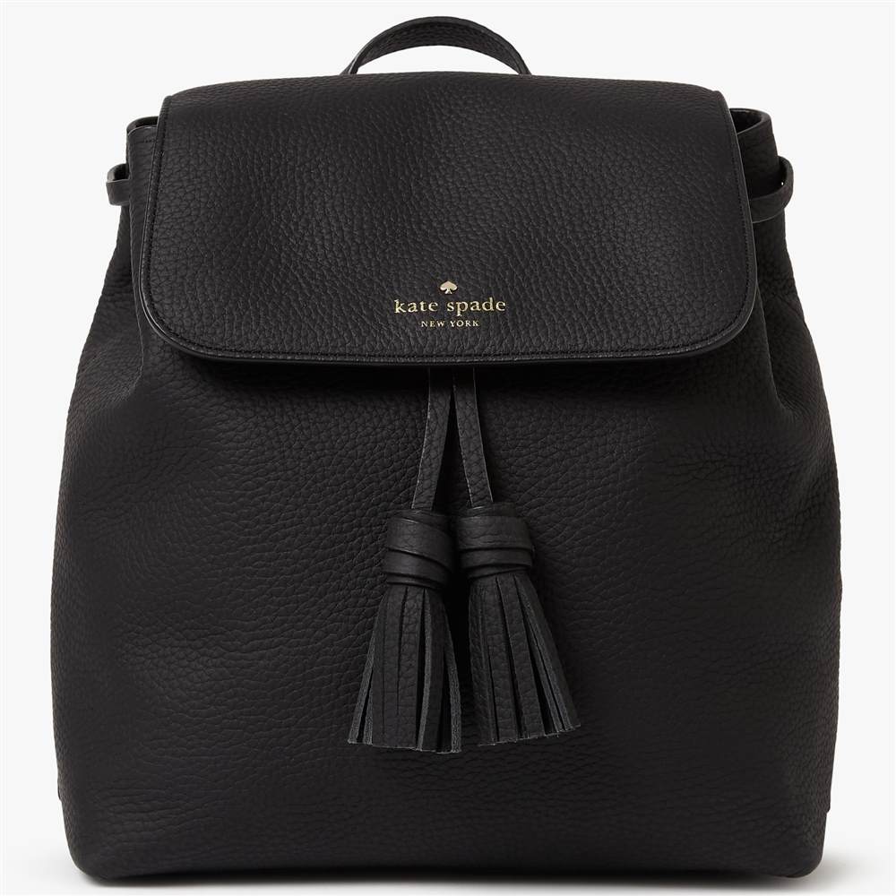 KS-London new york Daniels Drive Selby Leather Backpack Black KS-London new york Handbags