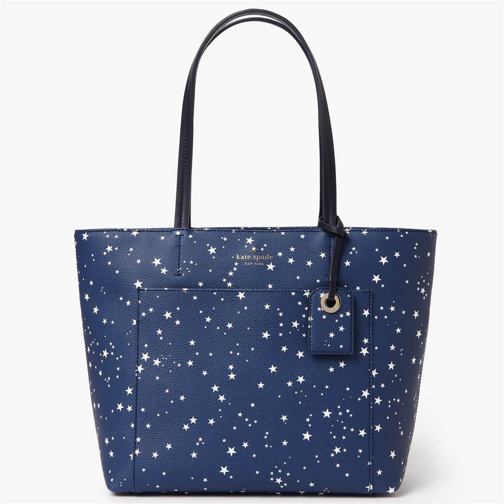 KS-London new york Hyde Lane Night Sky Riley Leather Small Shoulder Bag Navy KS-London new york Handbags