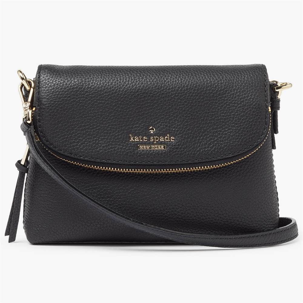 KS-London new york Jackson Street Harlyn Small Leather Cross Body Bag Black KS-London new york Handbags