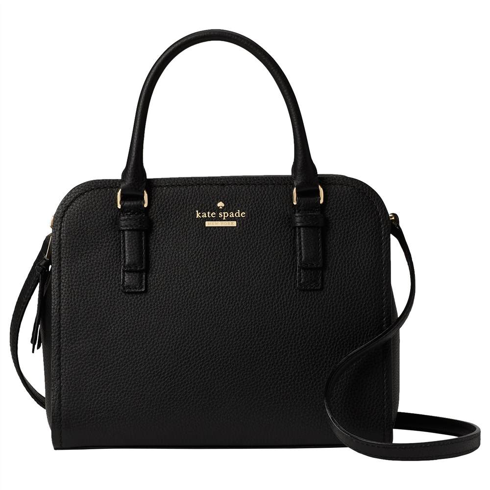 KS-London new york Jackson Street Kiernan Leather Small SatchelBlack KS-London new york Handbags