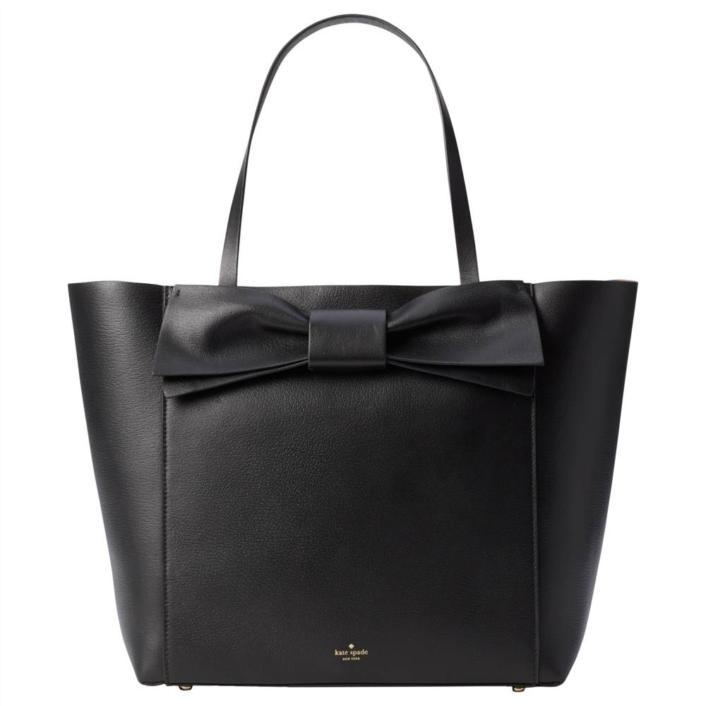 KS-London new york Olive Drive Savannah Leather Tote Bag Black KS-London new york Handbags