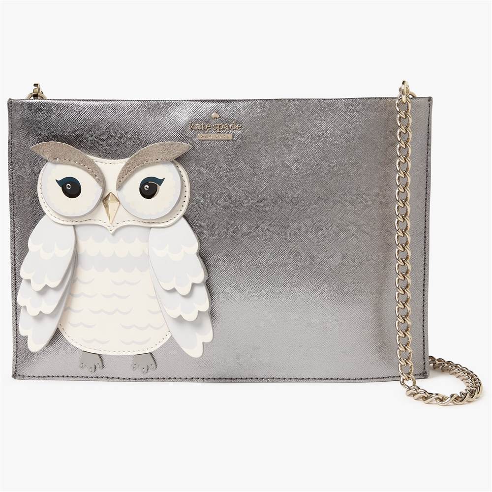 KS-London new york Star Bright Owl Sima Leather Clutch Bag Multi KS-London new york Handbags