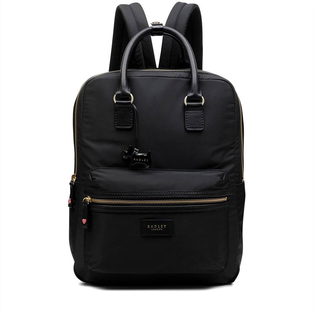 Radbags-London Backpacks Brecon Large Zip-Top Backpack Black