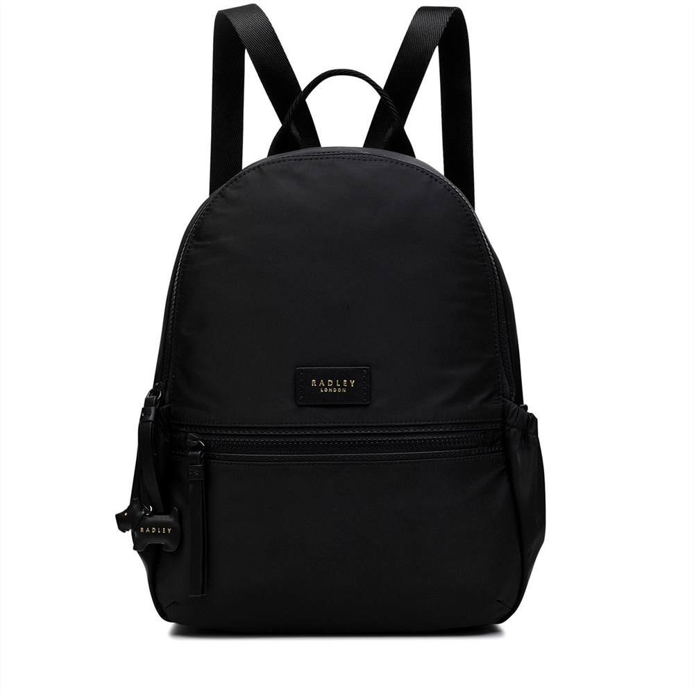 Radbags-London Backpacks Dogs Trust Medium Zip-Top Backpack Black