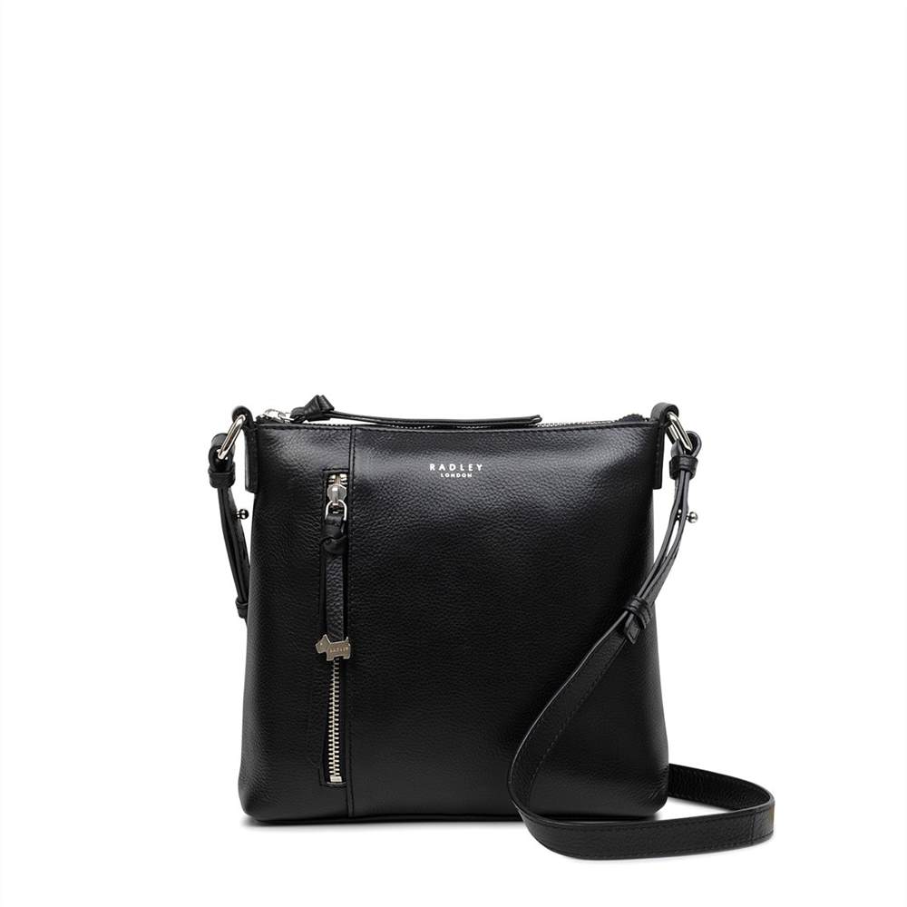 Radbags-London Cross Body Bags Coleman Street Medium Zip-Top Cross Body Bag Black