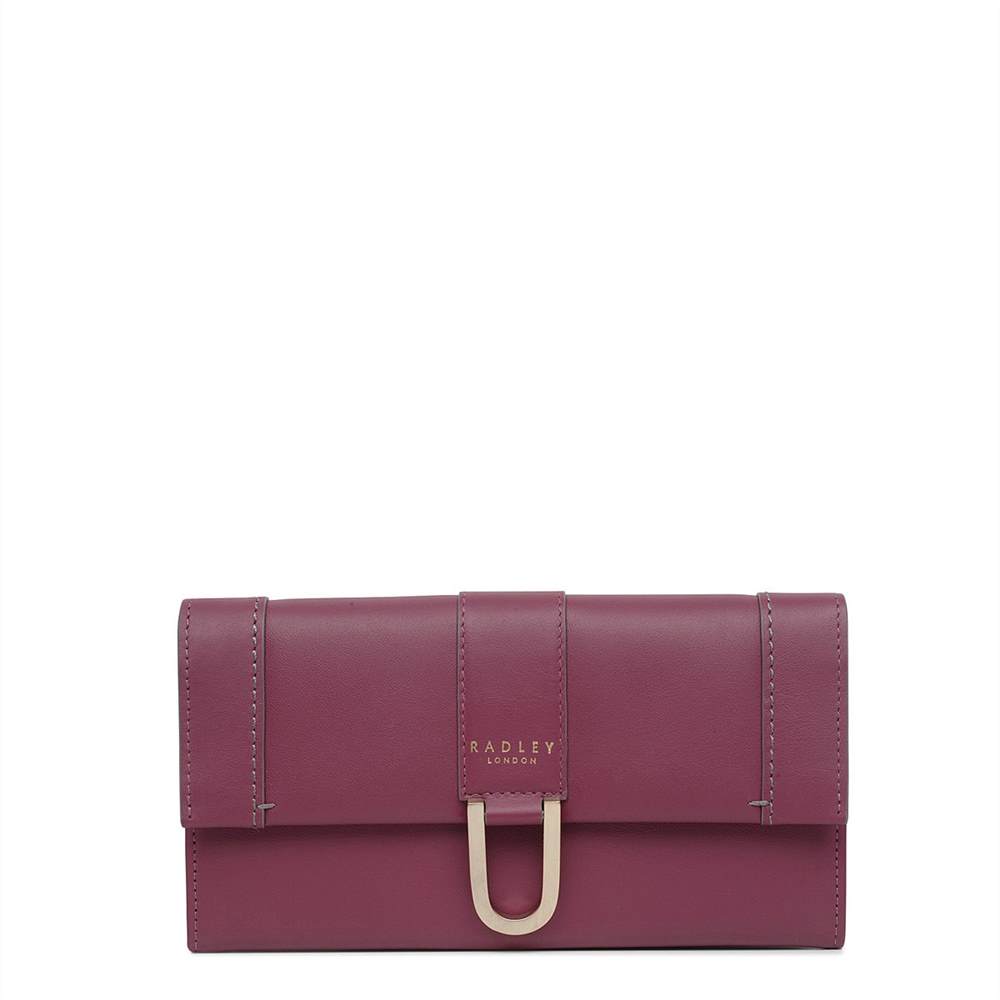 Radbags-London Flap Over Wallets Primrose Hill Large Flapover Matinee Berry