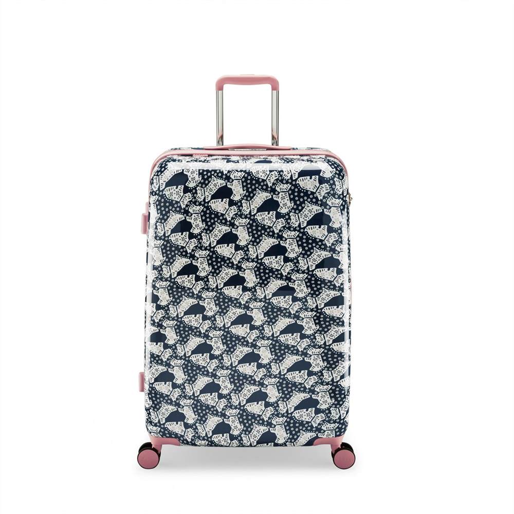 Radbags-London Folk Dog Large Four Wheel Suitcase Ink Blue