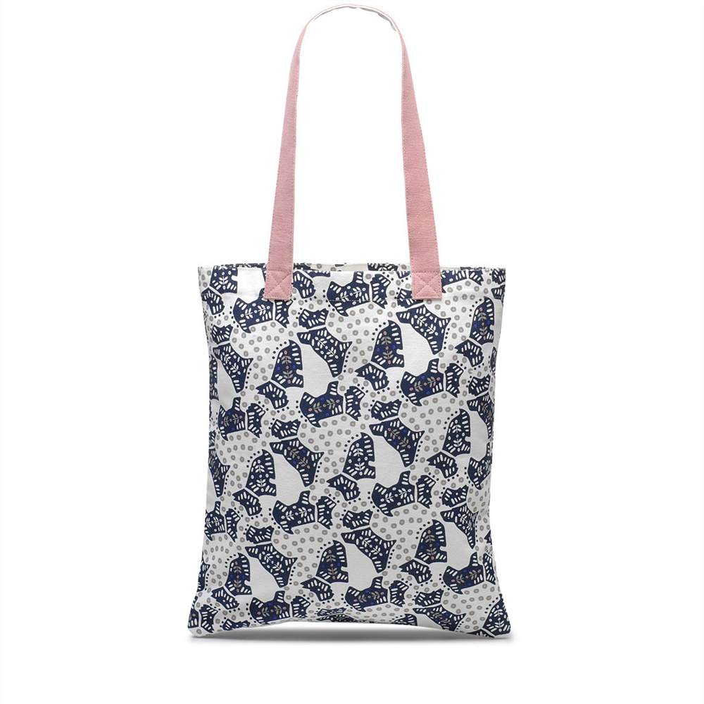 Radbags-London Folk Dog Medium Tote Natural