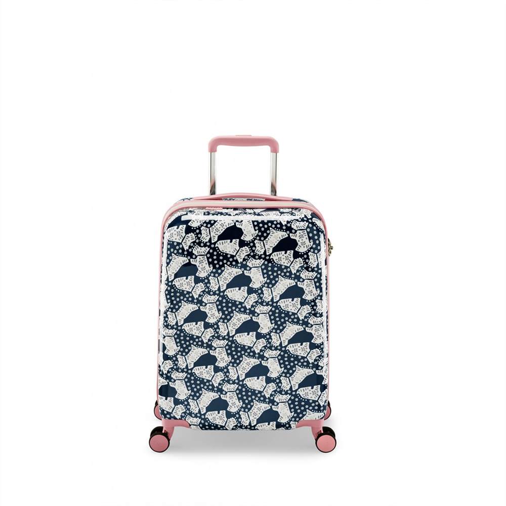 Radbags-London Folk Dog Small Four Wheel Cabin Case Ink Blue