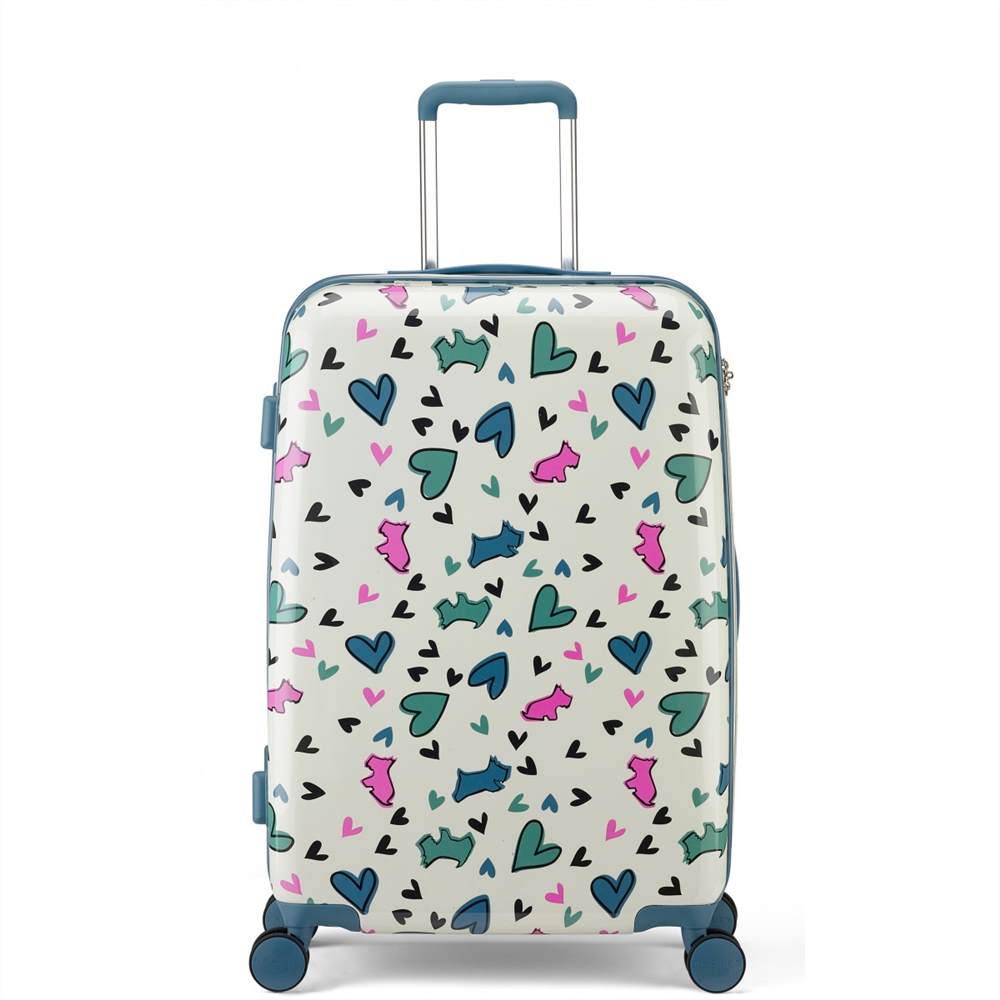 Radbags-London Love Me, Love My Dog Medium Wheel Trolley Case Ivory