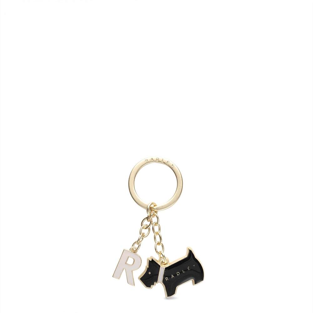 Radbags-London Pageant Initial Keyring Black