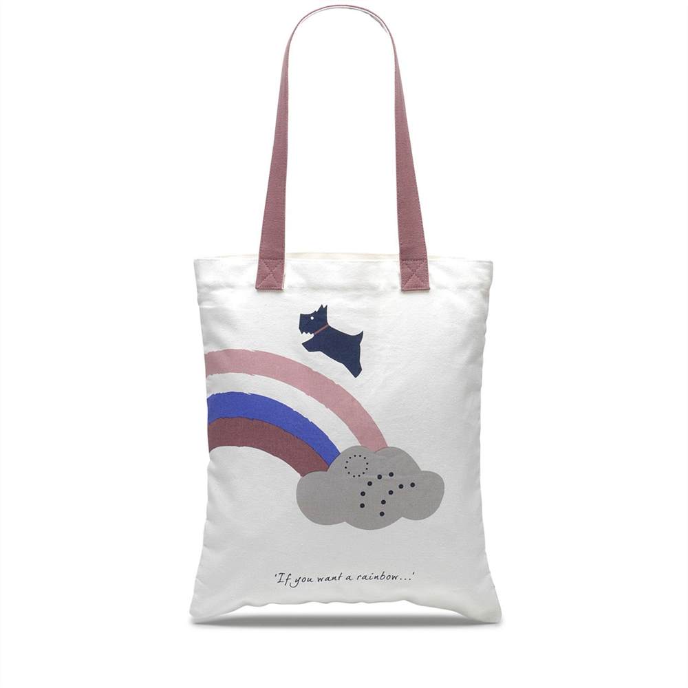 Radbags-London Rainbow Medium Tote Naturals