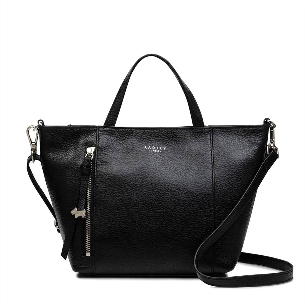 Radbags-London Satchel Bags Coleman Street Medium Zip-Top Satchel Black