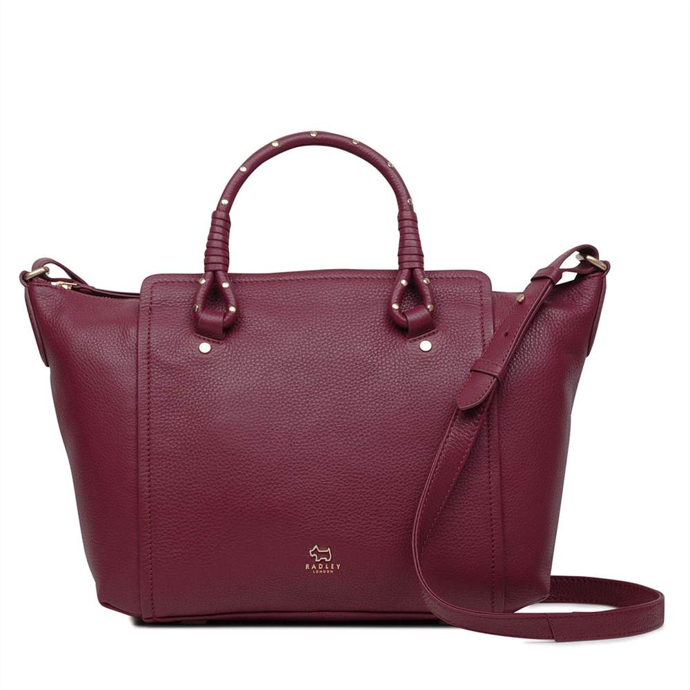 Radbags-London Satchel Bags Darling Row Large Zip-Top Satchel Berry