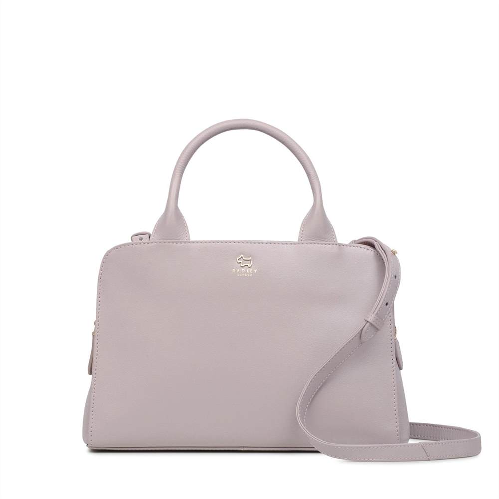 Radbags-London Satchel Bags Millbank Medium Zip-Top Satchel Pale Pink