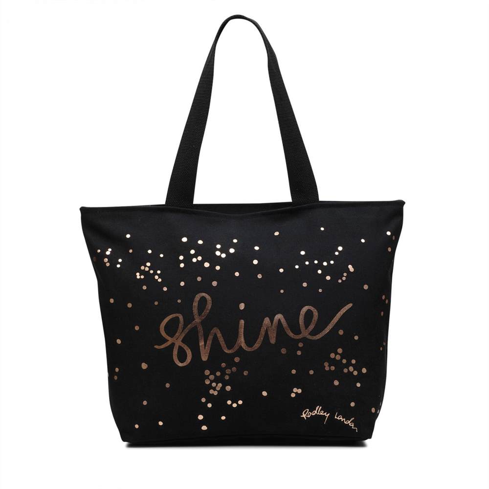 Radbags-London Shopper Bags Shine Large Tote Bag Black