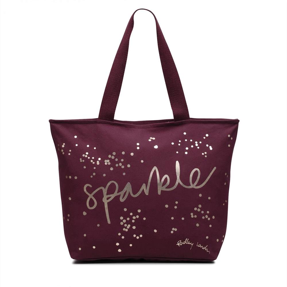 Radbags-London Shopper Bags Sparkle Large Tote Bag Berry