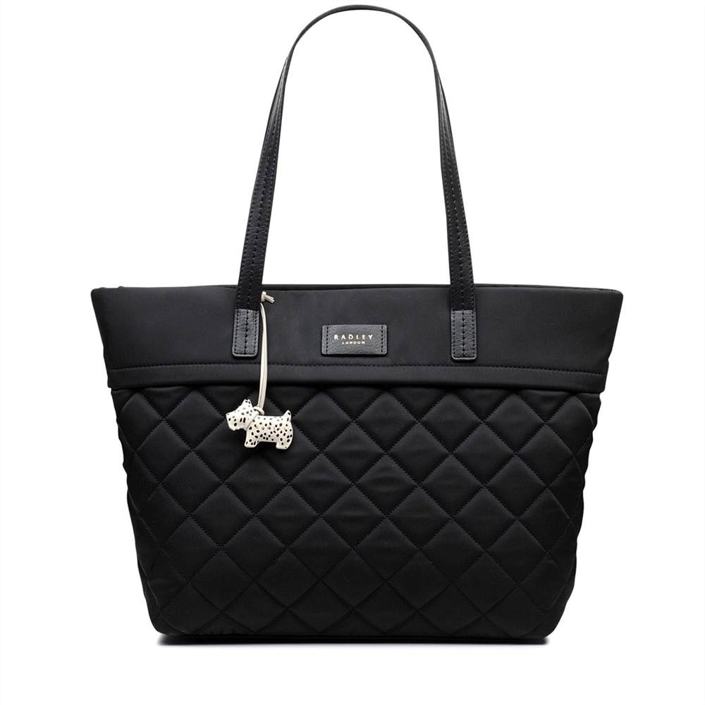 Radbags-London Shoulder Bags Hilly Fields Large Zip-Top Tote Black