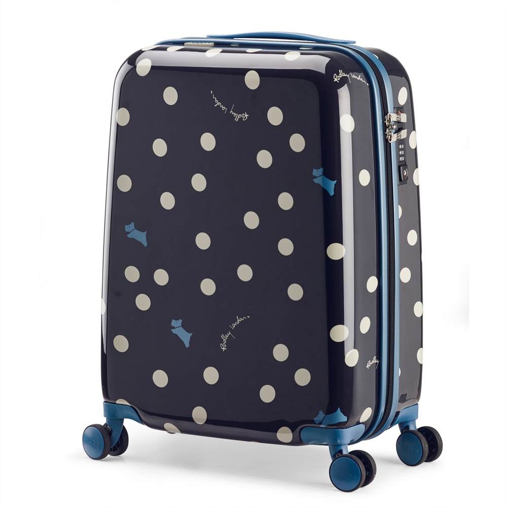 radley bag navy | radley sage purse | Rad-London bags Vintage Dog Dot Cabin Wheel Trolley Case Black