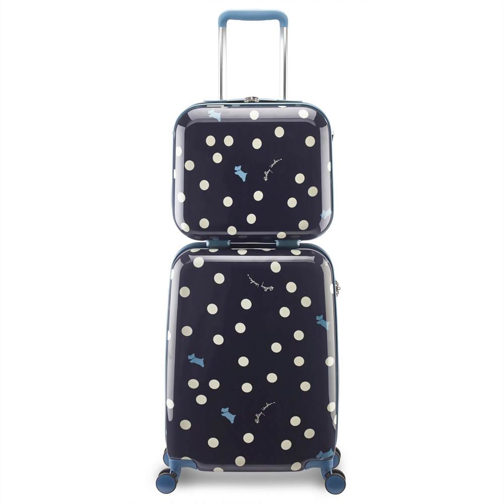 radley bag navy | radley sage purse | Rad-London bags Vintage Dog Dot Cabin Wheel Trolley Case Black