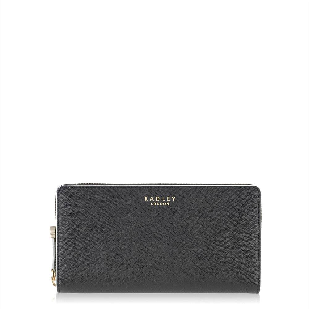 Radbags-London Zip Wallets Arlington Street Large Zip Around Matinee Black